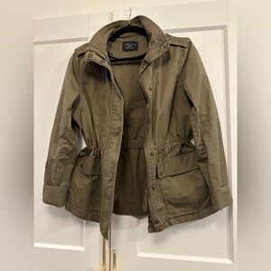 Love Tree Olive Utility Jacket – Women’s Medium